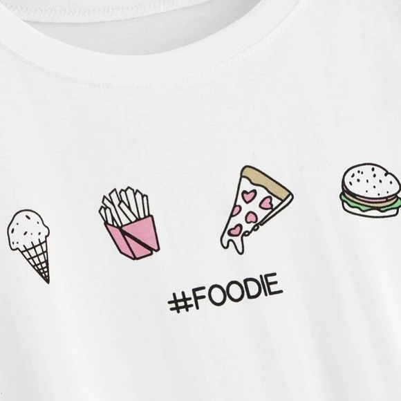 BUY 4 FOR 15$ / Graphic Letter Print White T-shirt - Picture 4 of 4